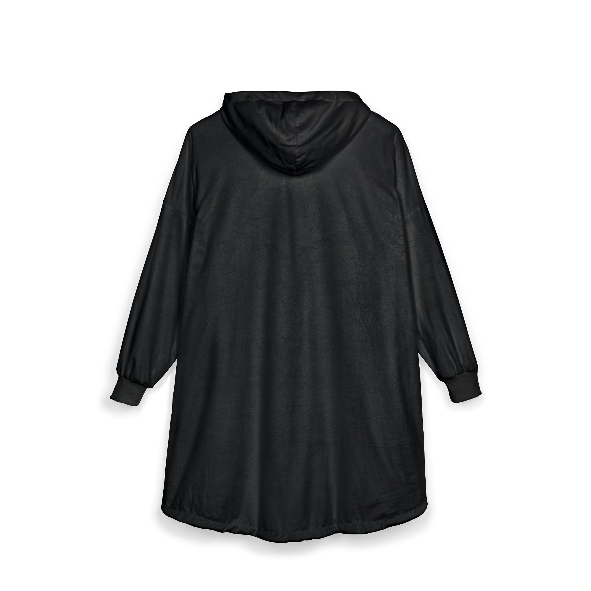 It's A New Day Hooded Blanket — Cozy Oversized Sherpa Hoodie with Positive Quote