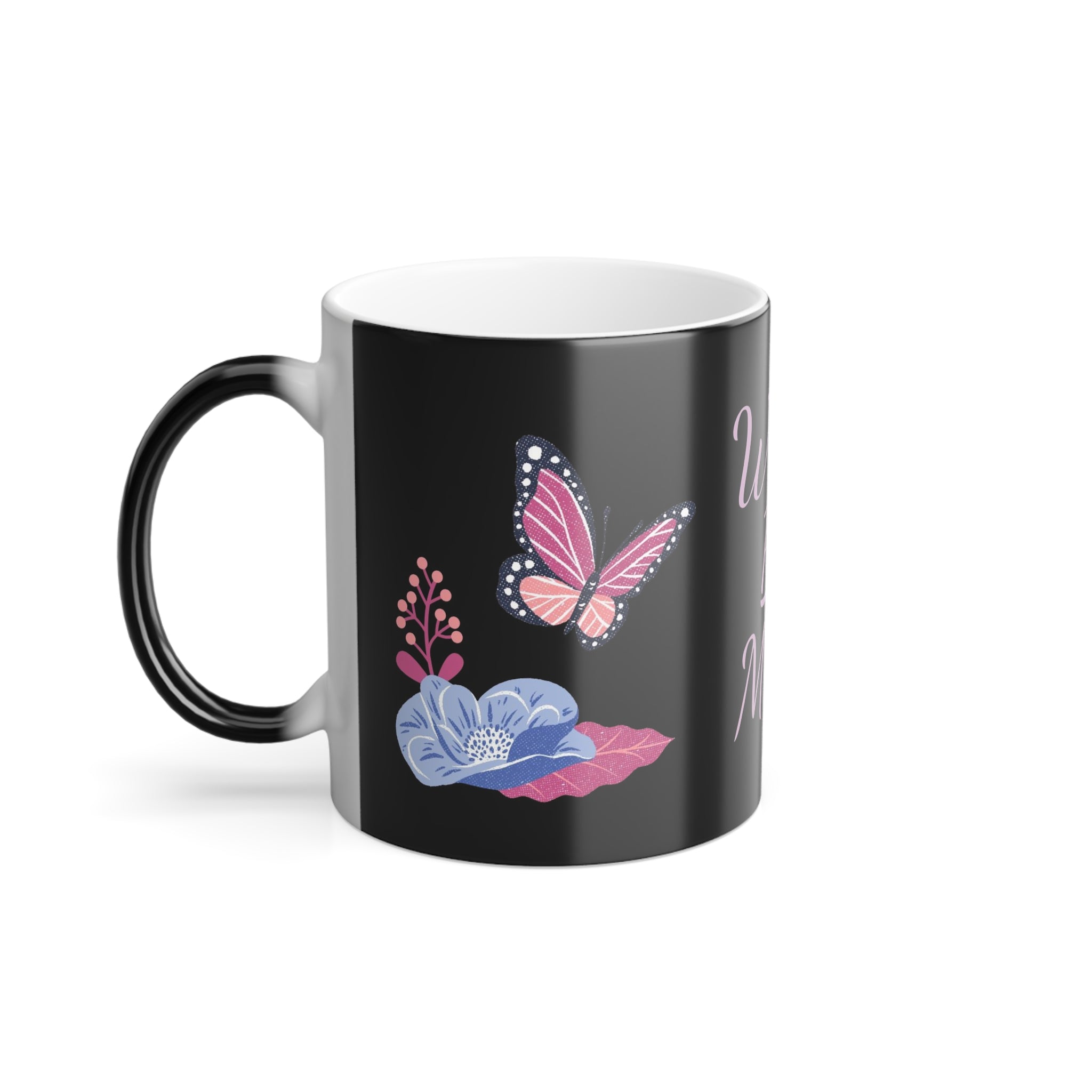 World's Best Mama Color-Changing Mug — 11oz Floral Heat Reveal