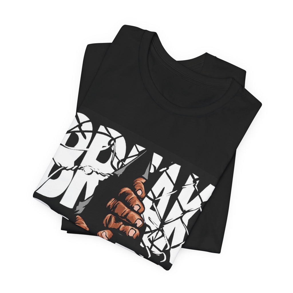 Break Rules Graphic Tee — Hands Breaking Chains Streetwear T-Shirt