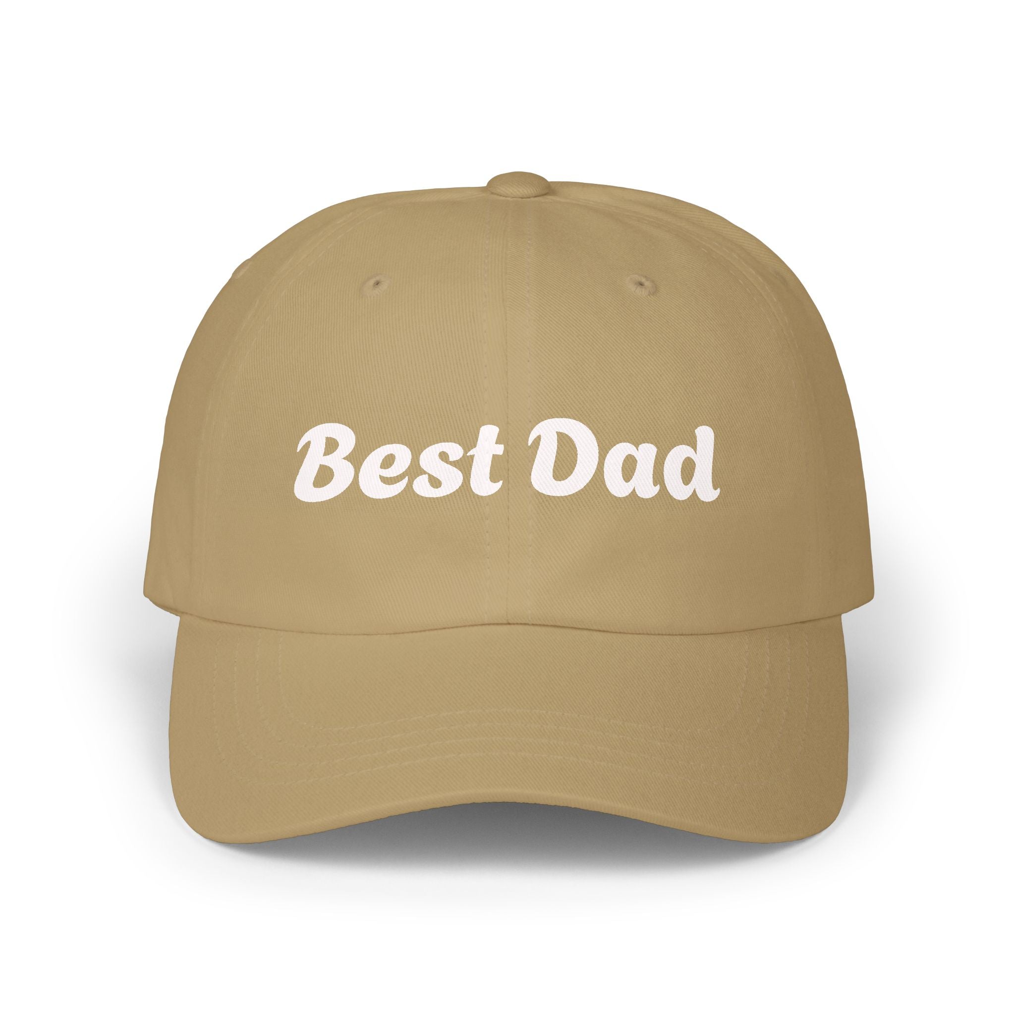 Best Dad Cap - Classic Embroidered Baseball Hat for Father's Day