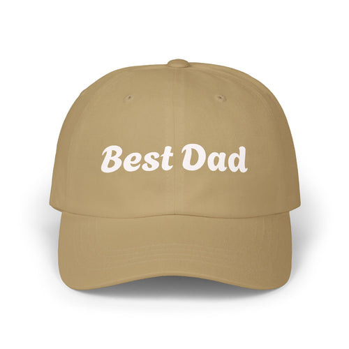 Best Dad Cap - Classic Embroidered Baseball Hat for Father's Day
