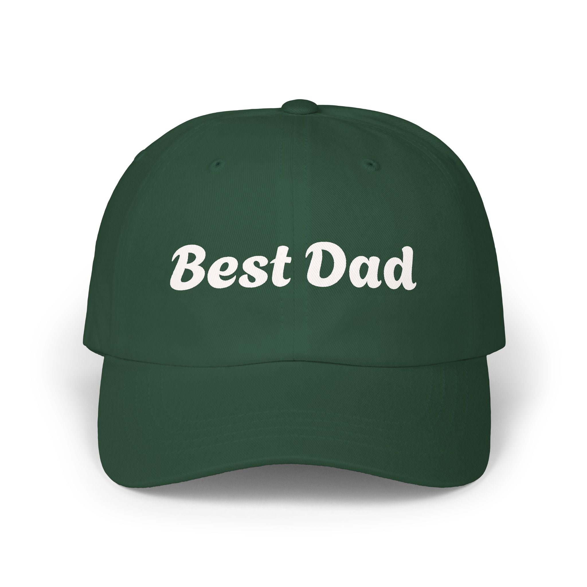Best Dad Cap - Classic Embroidered Baseball Hat for Father's Day