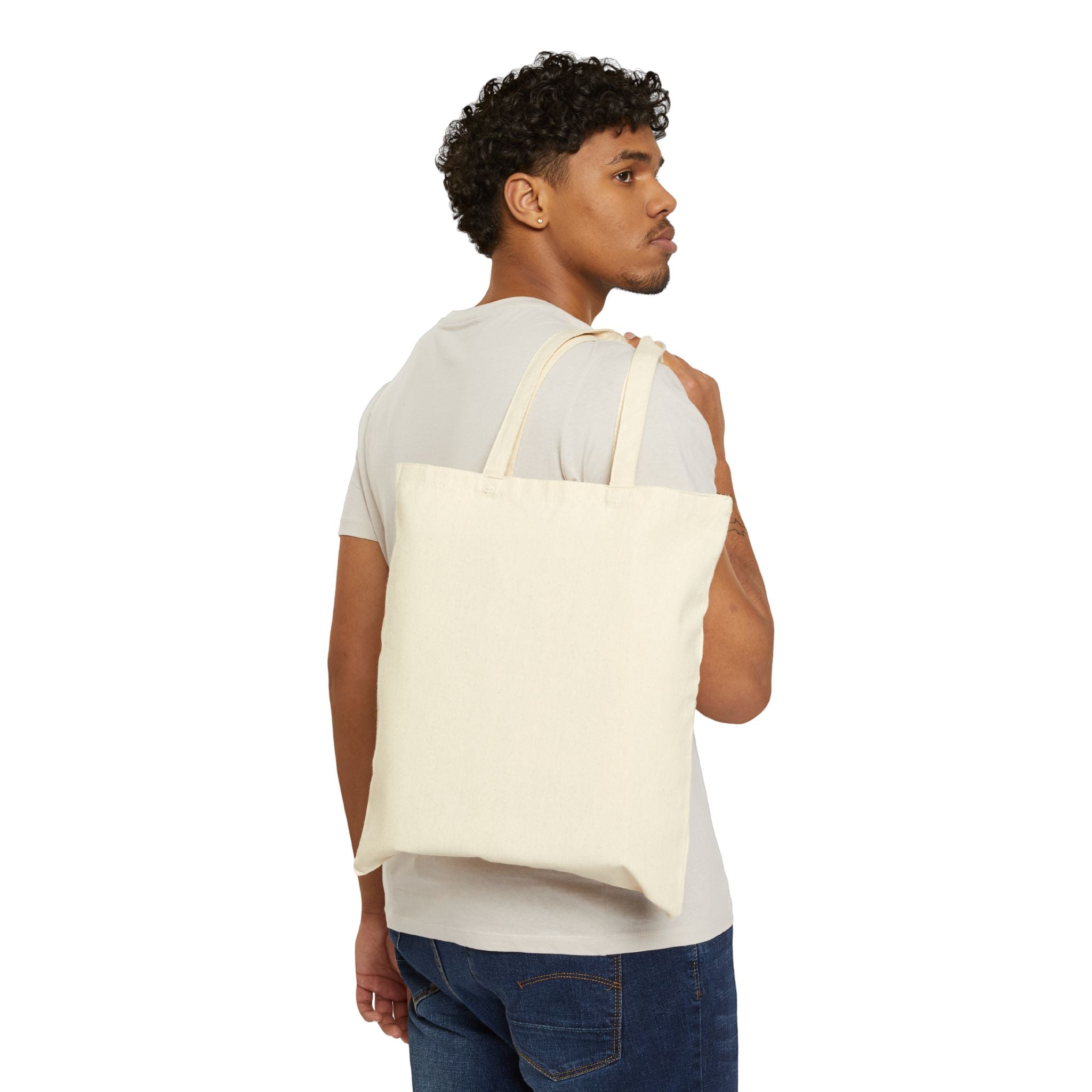 Not Made To Fit In Tote Bag — Graphic Canvas Shopper