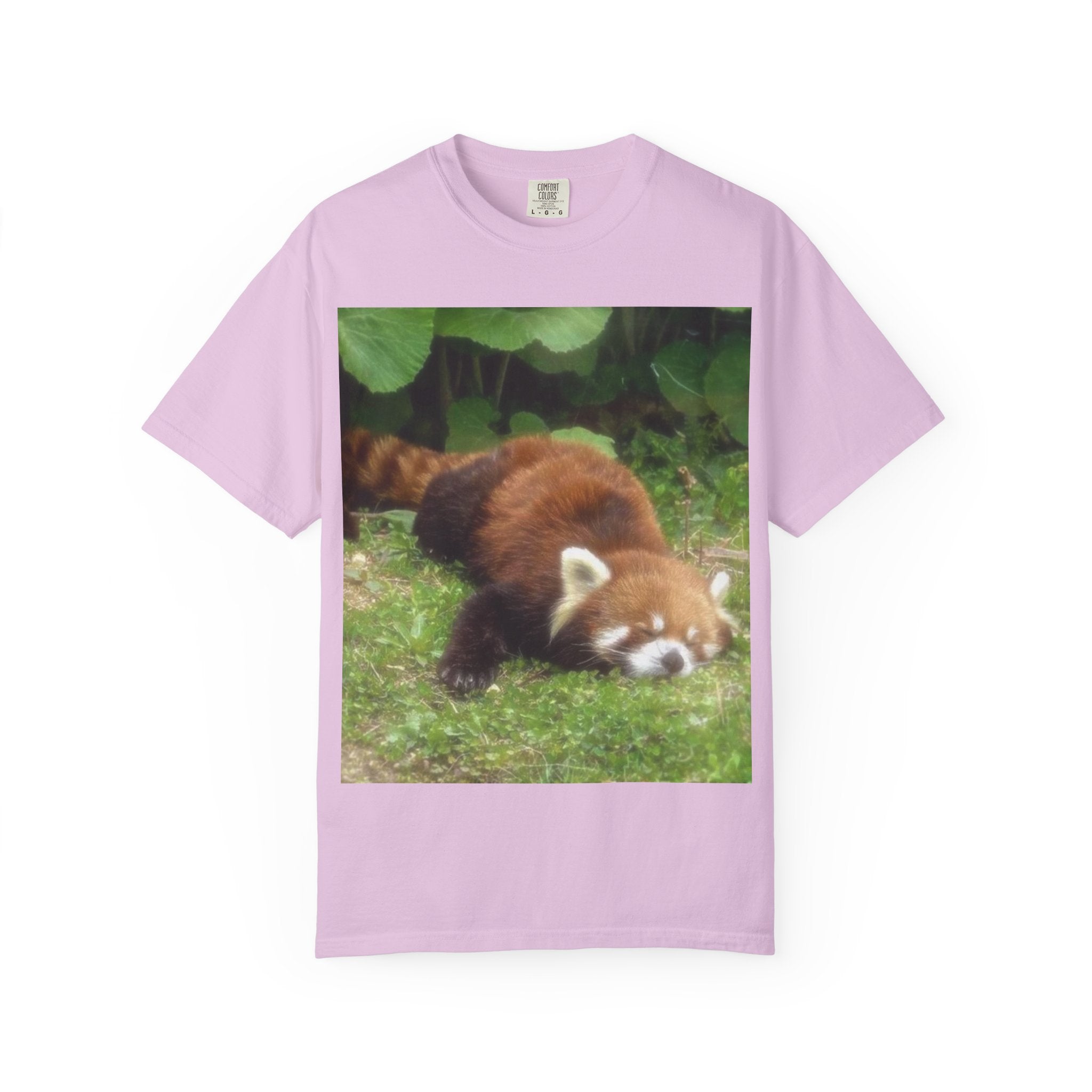 Red Panda Nap T-Shirt — Cute Wildlife Photo Tee