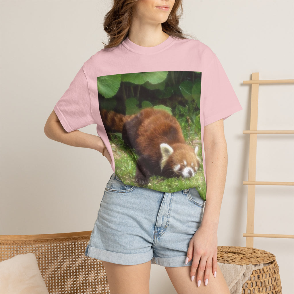 Red Panda Nap T-Shirt — Cute Wildlife Photo Tee