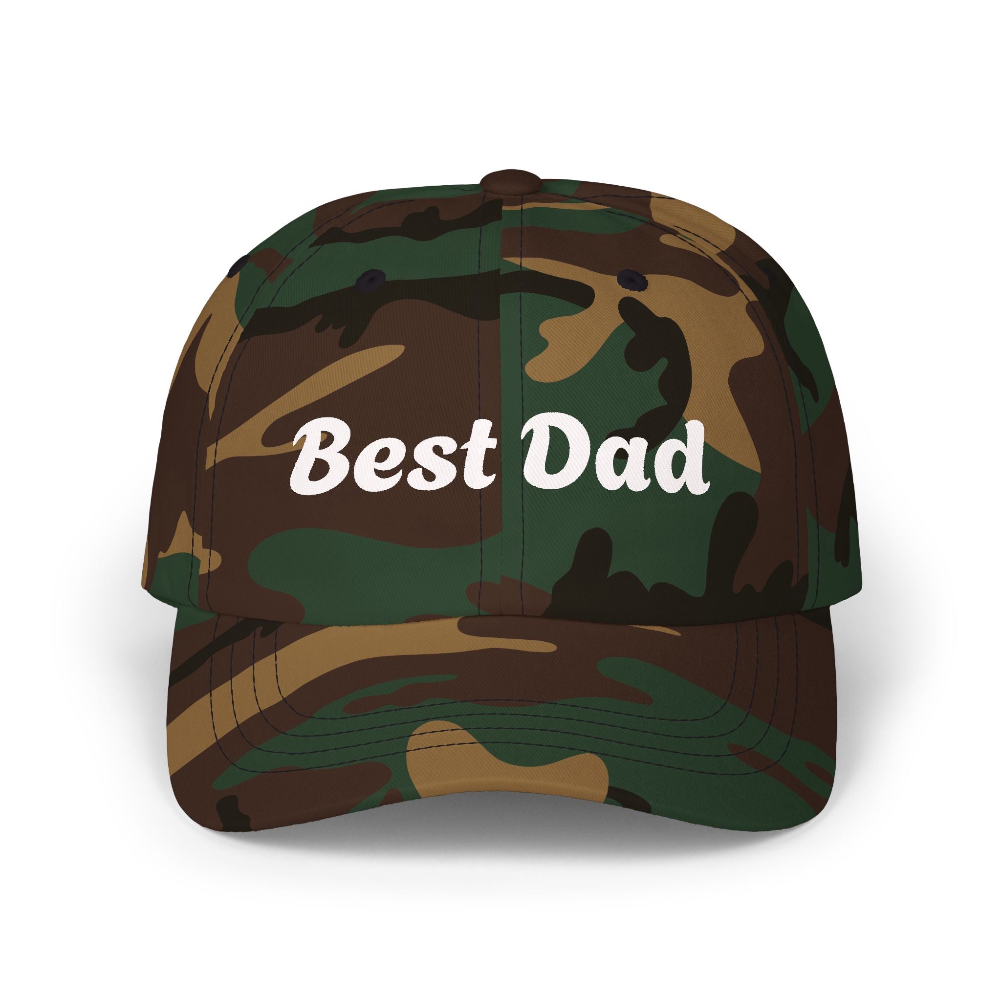 Best Dad Cap - Classic Embroidered Baseball Hat for Father's Day