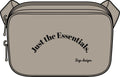 Just the Essentials Crossbody Bag — Matte Dual-Compartment Compact Shoulder Bag